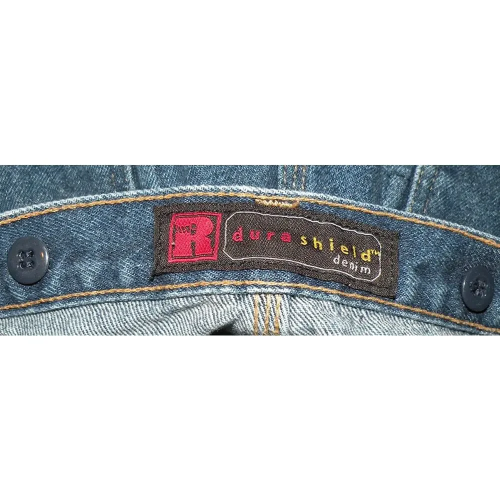 Wrangler Riggs Men’s Double Front Utility Jeans 36 x 32 Blue Dura Shield Susp.